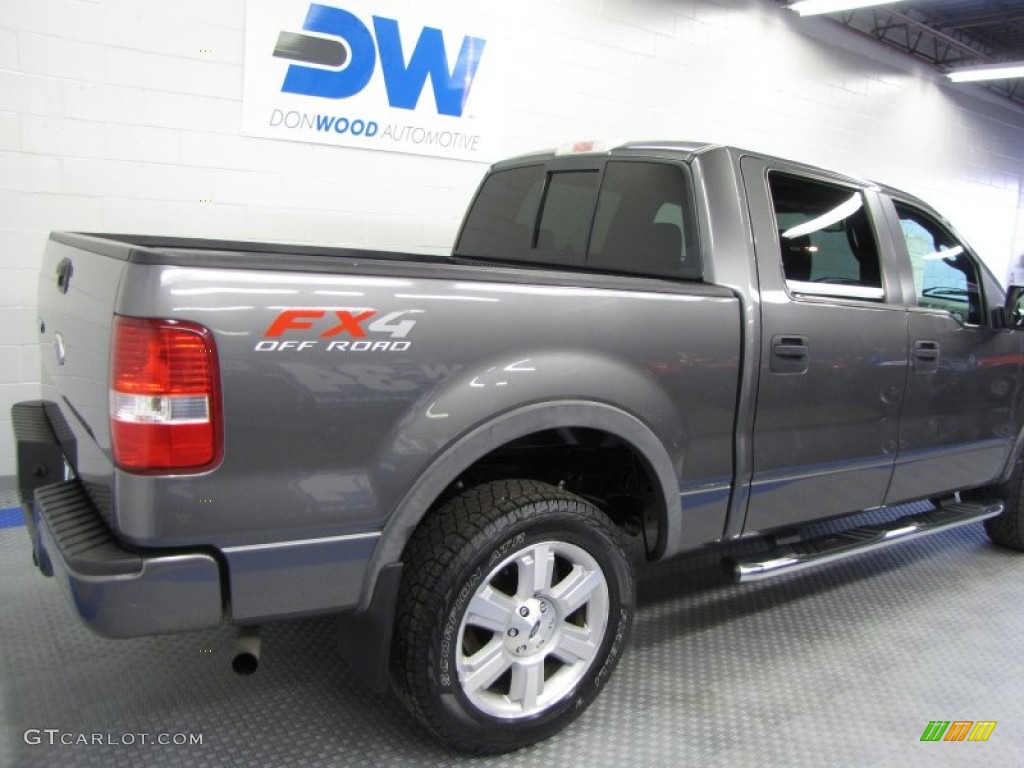 2006 F150 FX4 SuperCrew 4x4 - Dark Shadow Grey Metallic / Black photo #4