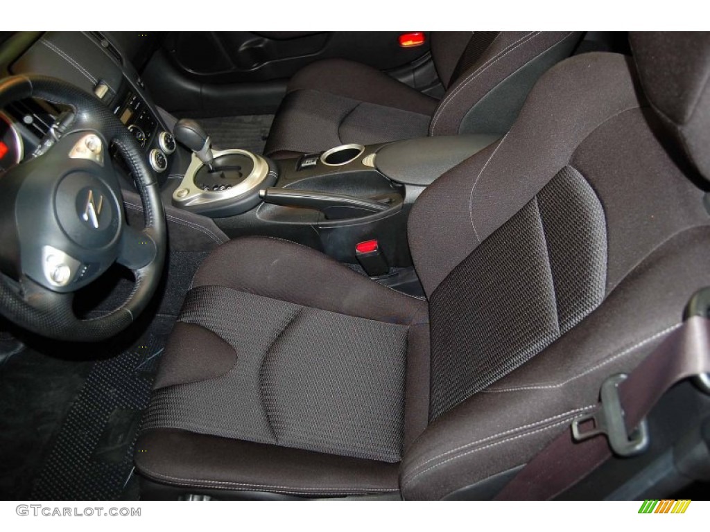 2010 370Z Touring Roadster - Magnetic Black / Black Leather photo #12