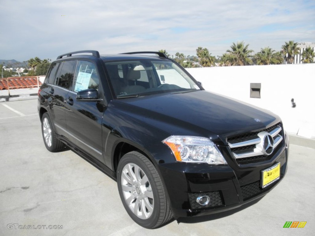 2012 GLK 350 - Black / Almond/Black photo #1