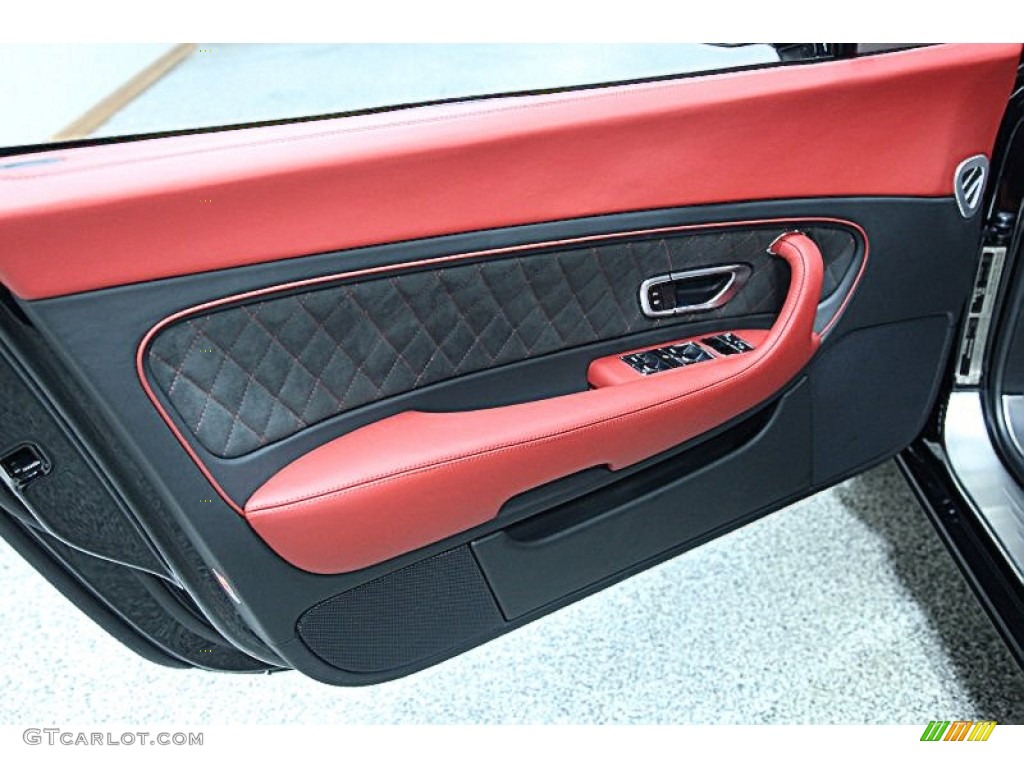 2010 Bentley Continental GT Supersports Beluga/Hotspur Door Panel Photo #56450909