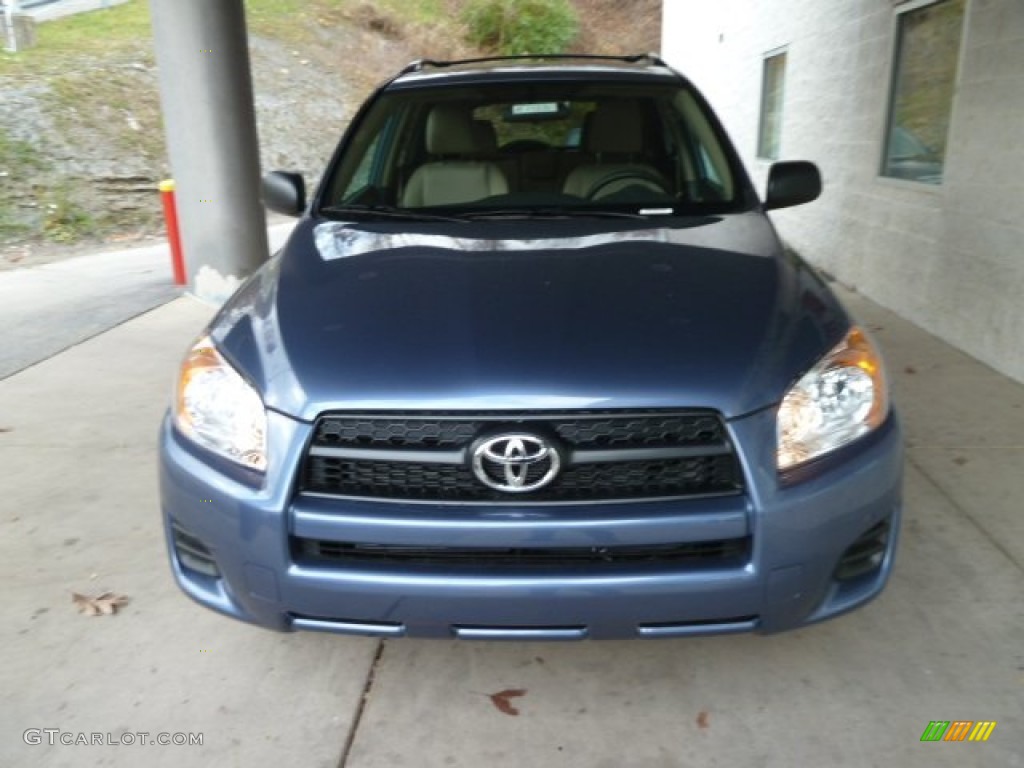 2011 RAV4 I4 4WD - Pacific Blue Metallic / Sand Beige photo #6