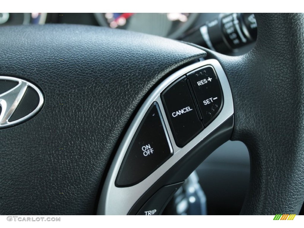 2011 Elantra GLS - Indigo Blue Pearl / Gray photo #22