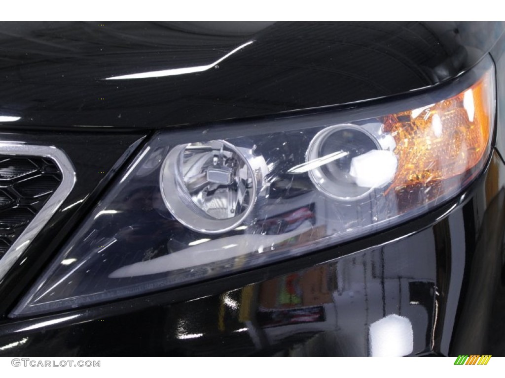 2011 Sorento SX V6 AWD - Ebony Black / Gray photo #4