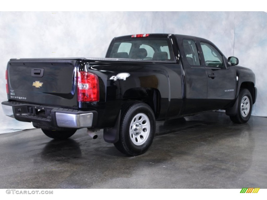 2010 Silverado 1500 Extended Cab 4x4 - Black / Dark Titanium photo #8