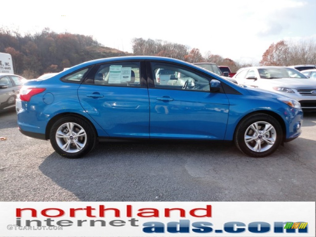 Blue Candy Metallic Ford Focus