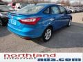 2012 Blue Candy Metallic Ford Focus SE Sport Sedan  photo #6