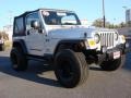 2004 Bright Silver Metallic Jeep Wrangler X 4x4  photo #7