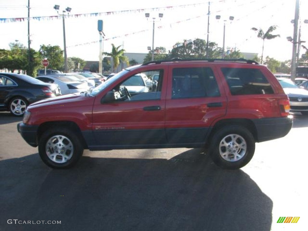 2000 Grand Cherokee Laredo - Flame Red / Taupe photo #6