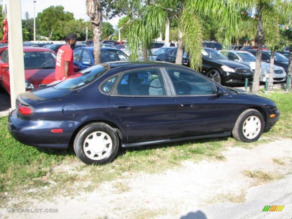 Deep Navy Blue Metallic 1998 Ford Taurus SE Exterior Photo #56456261