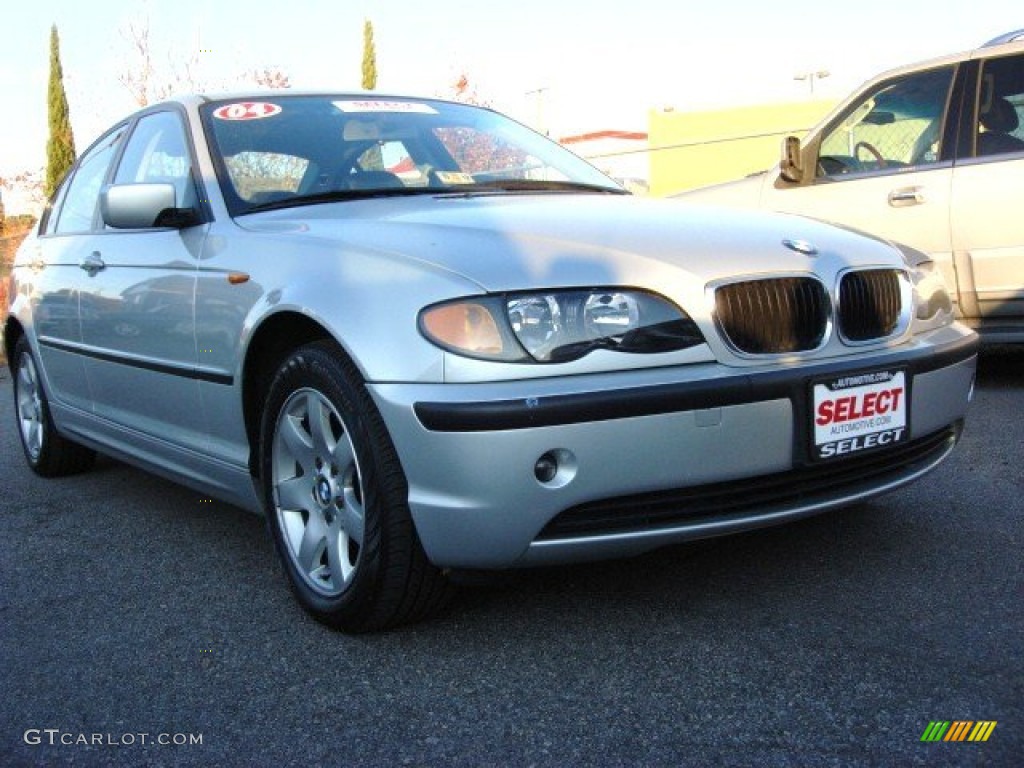 2004 3 Series 325xi Sedan - Titanium Silver Metallic / Black photo #7