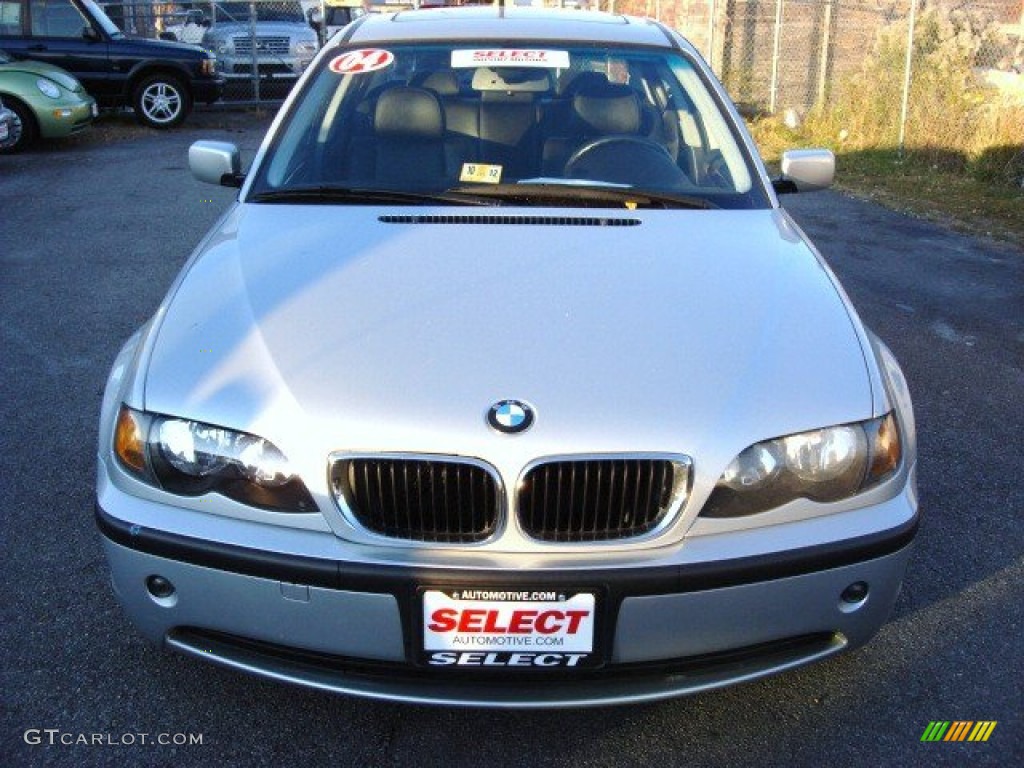 2004 3 Series 325xi Sedan - Titanium Silver Metallic / Black photo #8