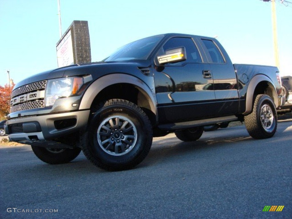 Tuxedo Black 2010 Ford F150 SVT Raptor SuperCab 4x4 Exterior Photo #56456789