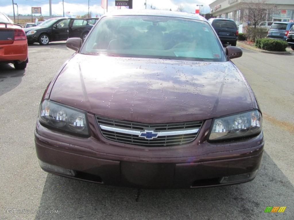 2004 Impala LS - Berry Red Metallic / Medium Gray photo #19