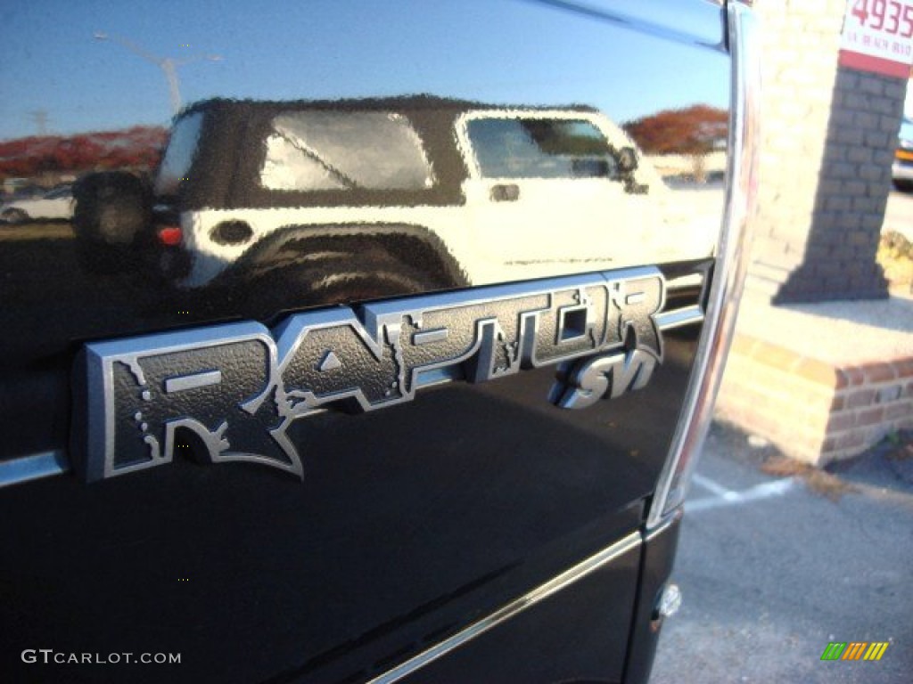 2010 F150 SVT Raptor SuperCab 4x4 - Tuxedo Black / Black photo #35