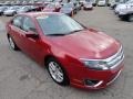 2010 Sangria Red Metallic Ford Fusion SEL  photo #6