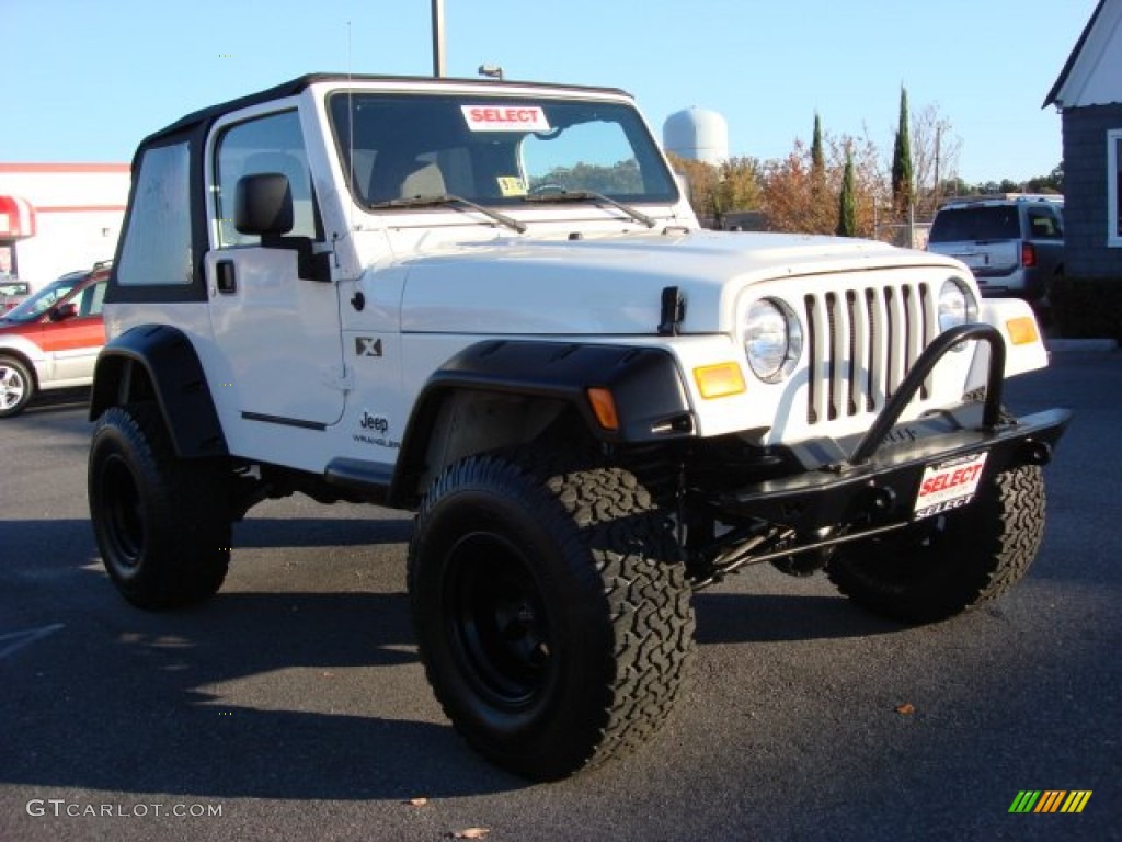 2004 Wrangler X 4x4 - Stone White / Dark Slate Gray photo #7