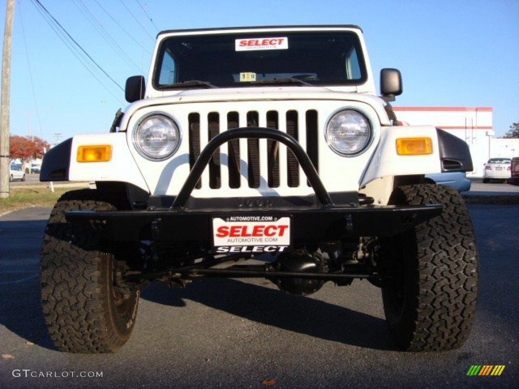 2004 Wrangler X 4x4 - Stone White / Dark Slate Gray photo #8