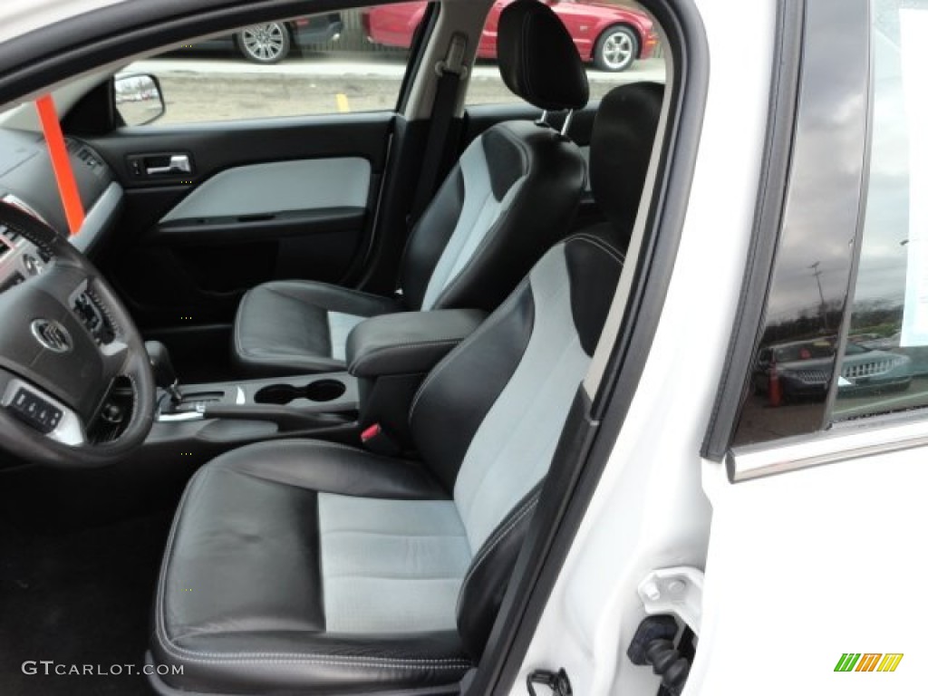 Dark Charcoal/Ice Blue Alcantara Interior 2009 Mercury Milan V6 Appearance Package Photo #56457820
