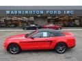 2011 Race Red Ford Mustang V6 Premium Convertible  photo #1