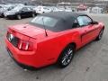 2011 Race Red Ford Mustang V6 Premium Convertible  photo #4