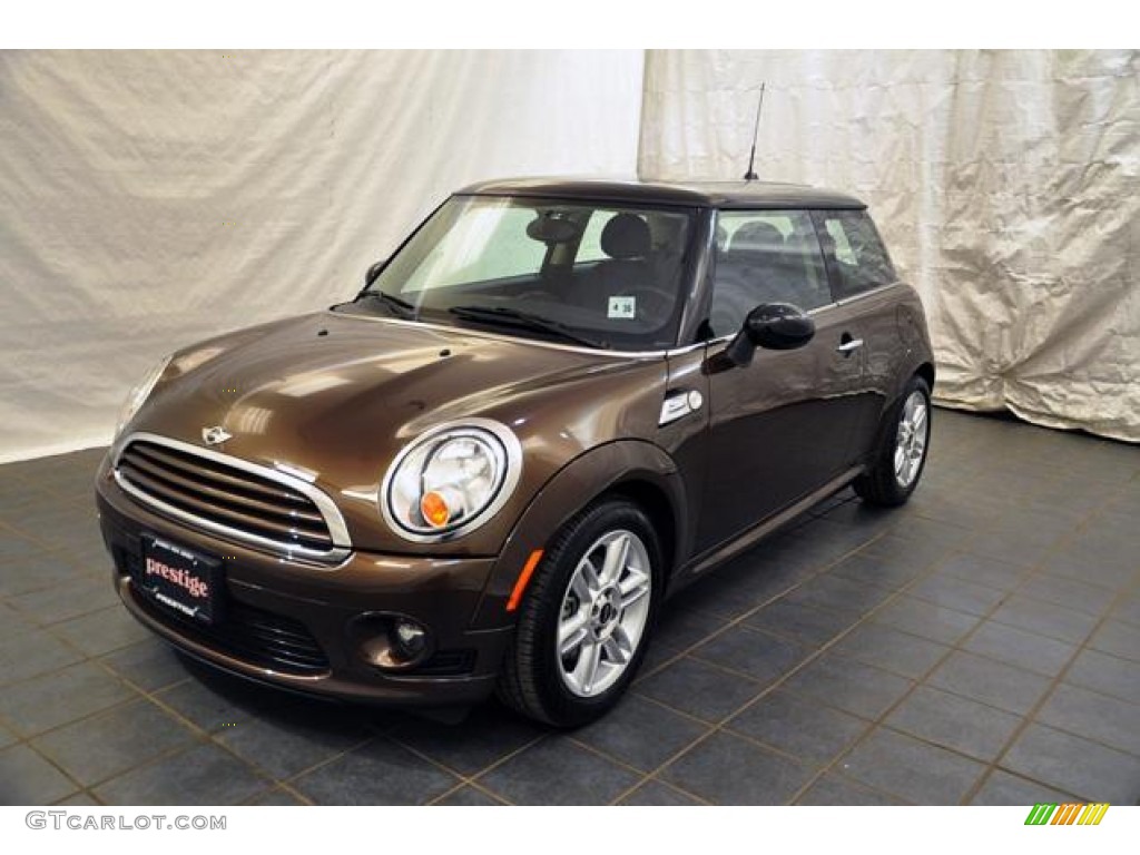 2011 Cooper Hardtop - Hot Chocolate Metallic / Carbon Black photo #1