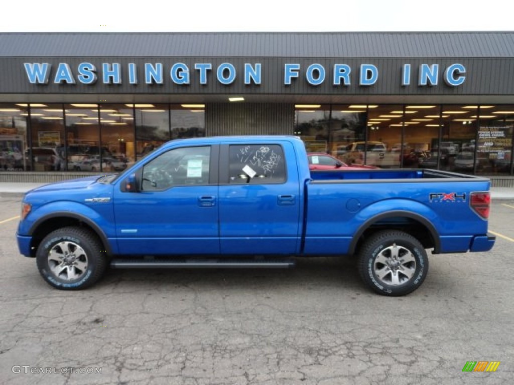 2011 F150 FX4 SuperCrew 4x4 - Blue Flame Metallic / Black photo #1