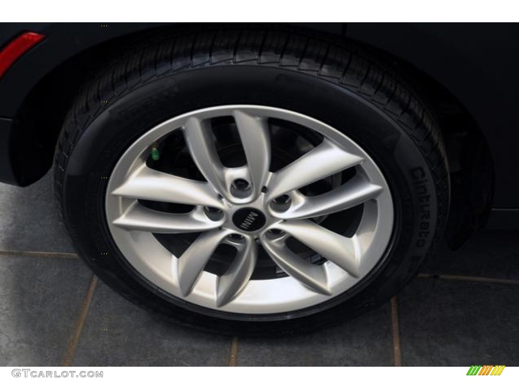 2011 Cooper Countryman - Crystal Silver / Carbon Black photo #14