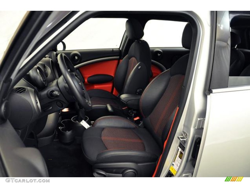 2011 Cooper Countryman - Crystal Silver / Carbon Black photo #23