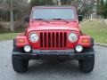 1999 Flame Red Jeep Wrangler Sport 4x4  photo #2