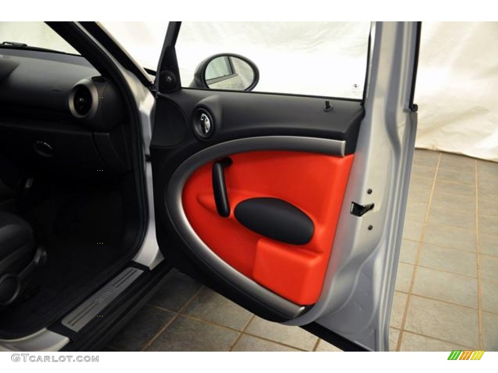 2011 Cooper Countryman - Crystal Silver / Carbon Black photo #27