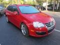 2009 Salsa Red Volkswagen Jetta SE SportWagen  photo #1