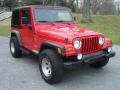 1999 Flame Red Jeep Wrangler Sport 4x4  photo #4