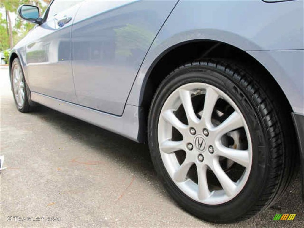 2008 TSX Sedan - Glacier Blue Metallic / Quartz Gray photo #5