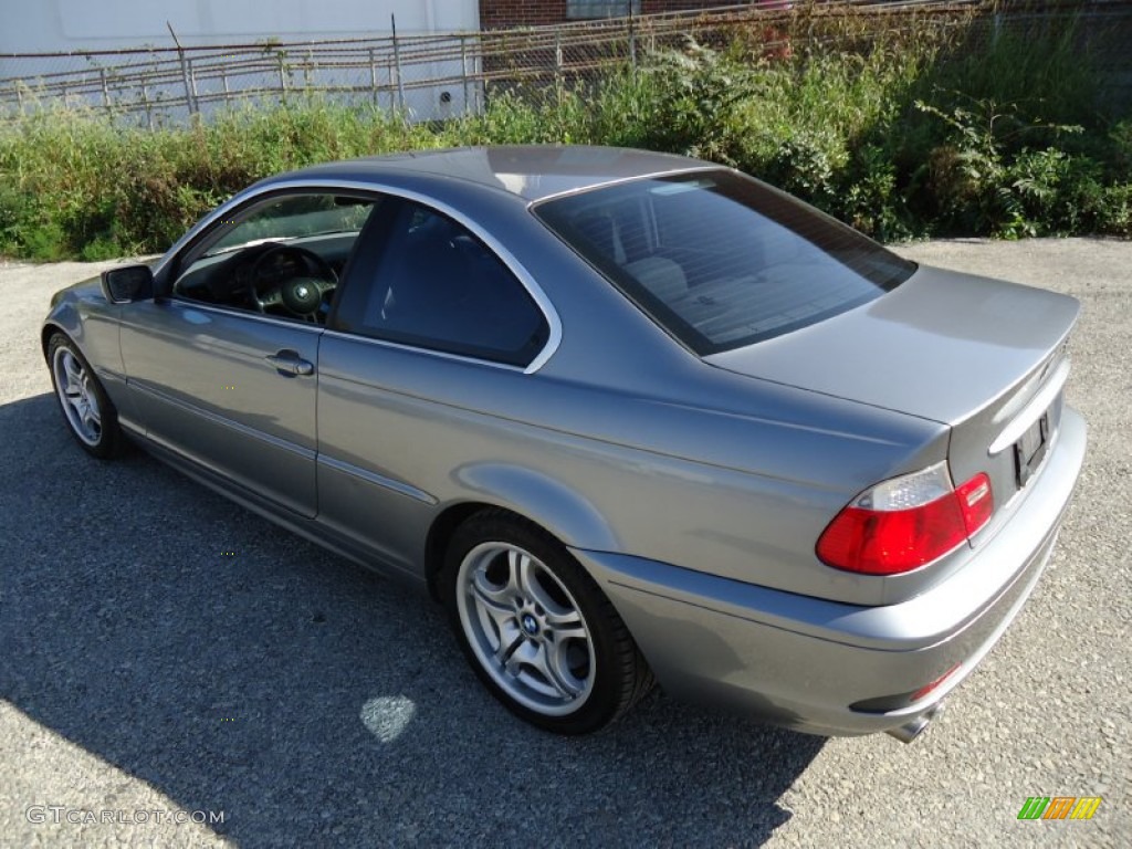 2004 3 Series 330i Coupe - Silver Grey Metallic / Grey photo #10
