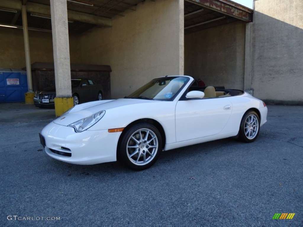 Carrara White 2004 Porsche 911 Carrera Cabriolet Exterior Photo #56460917