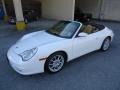 Carrara White 2004 Porsche 911 Carrera Cabriolet Exterior