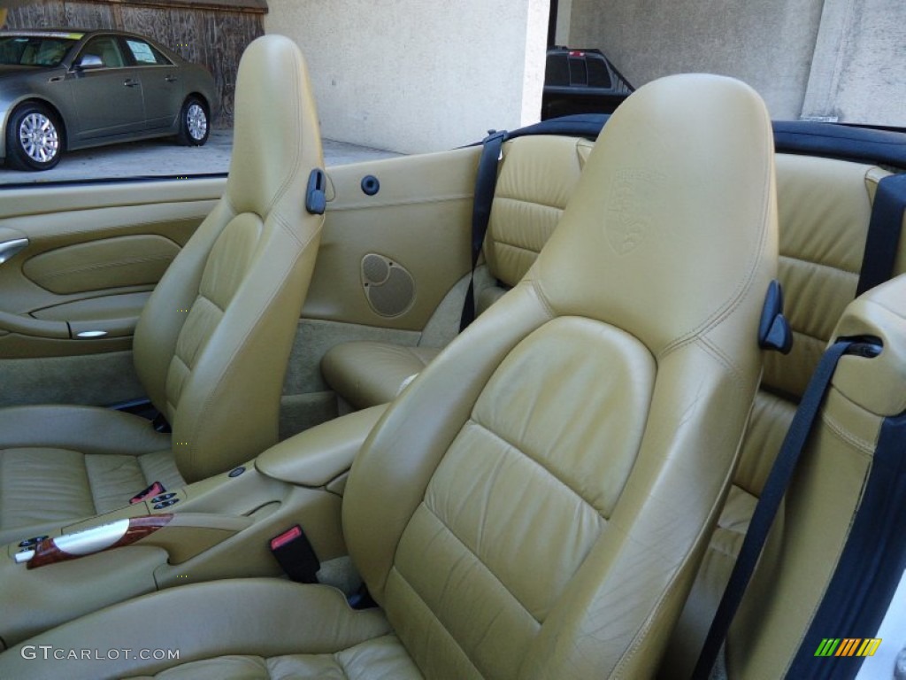 Savanna Beige Interior 2004 Porsche 911 Carrera Cabriolet Photo #56461030