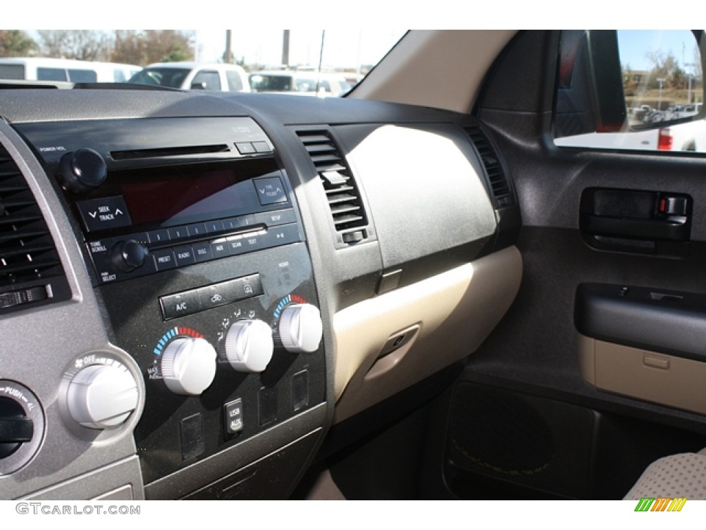 2010 Tundra SR5 Double Cab 4x4 - Radiant Red / Sand Beige photo #5