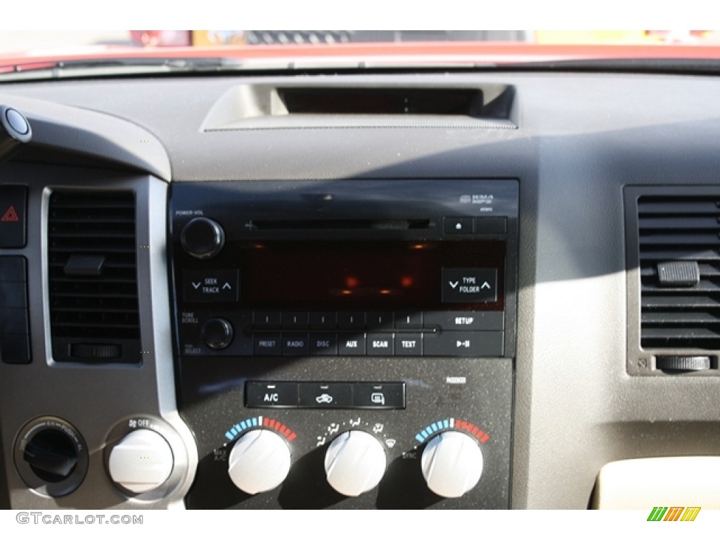 2010 Tundra SR5 Double Cab 4x4 - Radiant Red / Sand Beige photo #14