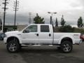 2007 Oxford White Clearcoat Ford F250 Super Duty Lariat Crew Cab 4x4  photo #7