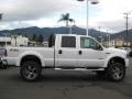 2007 Oxford White Clearcoat Ford F250 Super Duty Lariat Crew Cab 4x4  photo #21