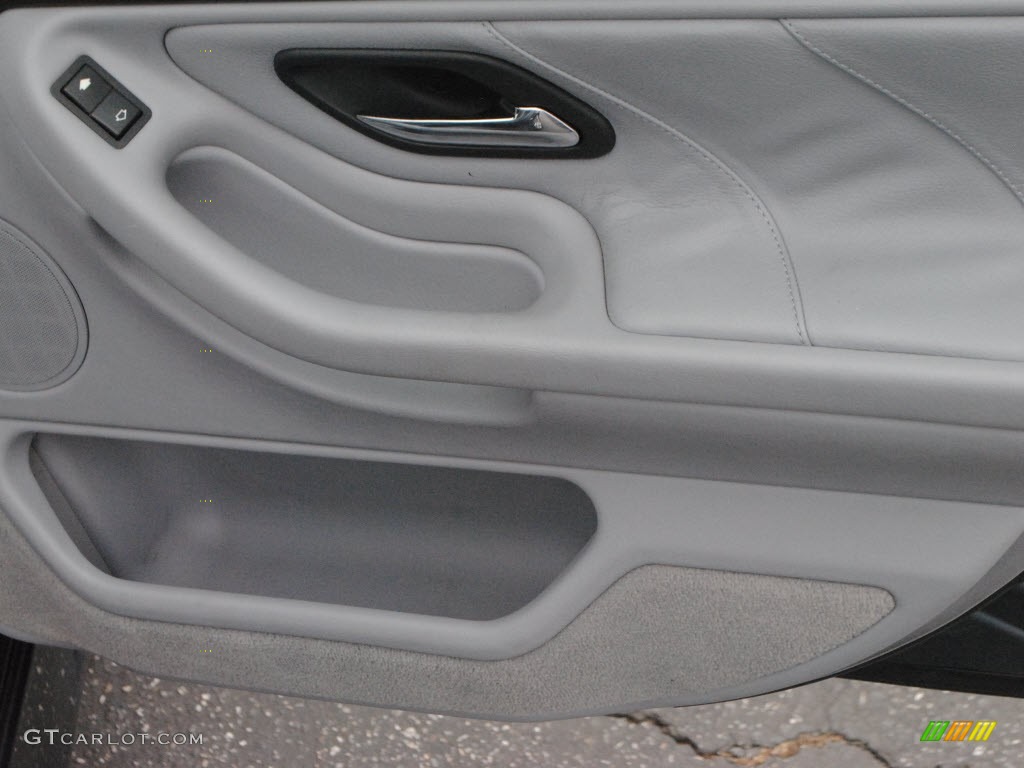 2001 7 Series 740i Sedan - Steel Blue Metallic / Grey photo #8