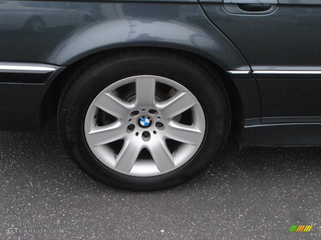 2001 7 Series 740i Sedan - Steel Blue Metallic / Grey photo #9