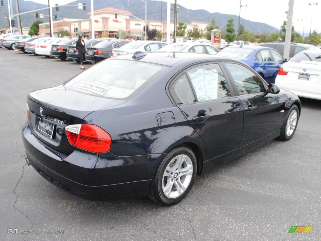 2008 3 Series 328i Sedan - Monaco Blue Metallic / Beige photo #8