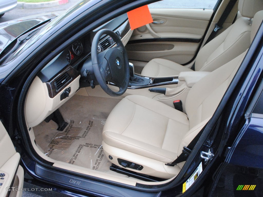 2008 3 Series 328i Sedan - Monaco Blue Metallic / Beige photo #17