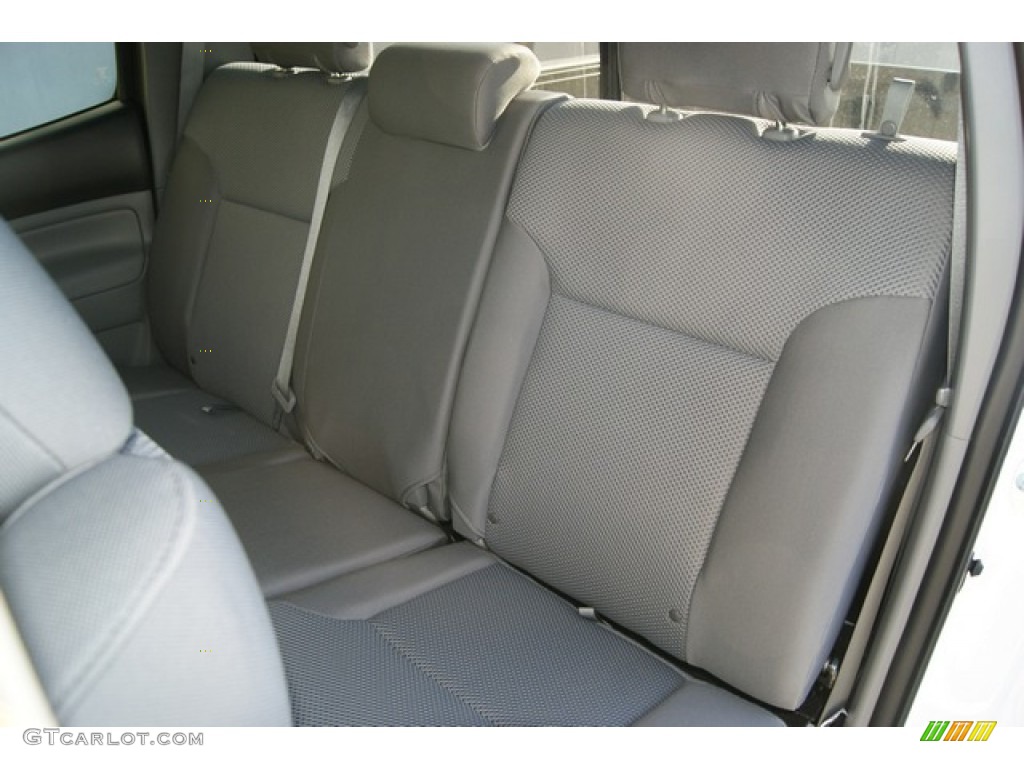 2012 Tacoma V6 TRD Sport Double Cab 4x4 - Super White / Graphite photo #9
