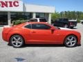 2010 Inferno Orange Metallic Chevrolet Camaro SS Coupe  photo #2