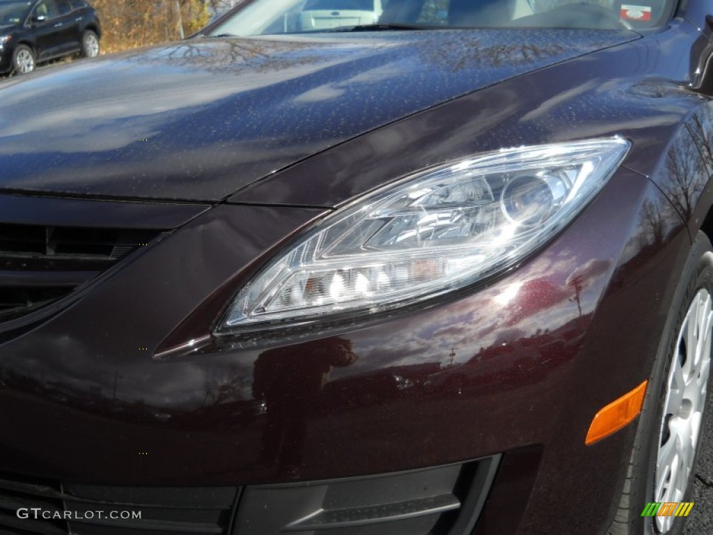 2010 MAZDA6 i Sport Sedan - Black Cherry Metallic / Black photo #6