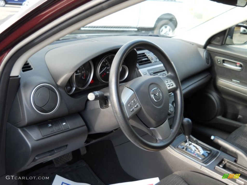 2010 MAZDA6 i Sport Sedan - Black Cherry Metallic / Black photo #8