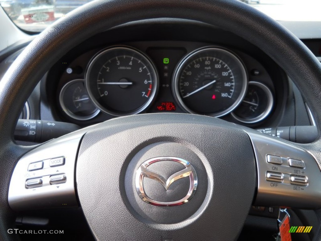 2010 MAZDA6 i Sport Sedan - Black Cherry Metallic / Black photo #11